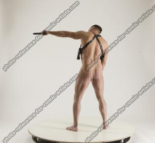 MICHAEL NAKED MAN DIFFERENT POSES WITH GUN 4 